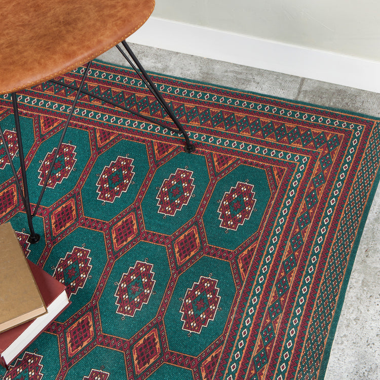 Mural Cotton Rug 4 x 6 ft