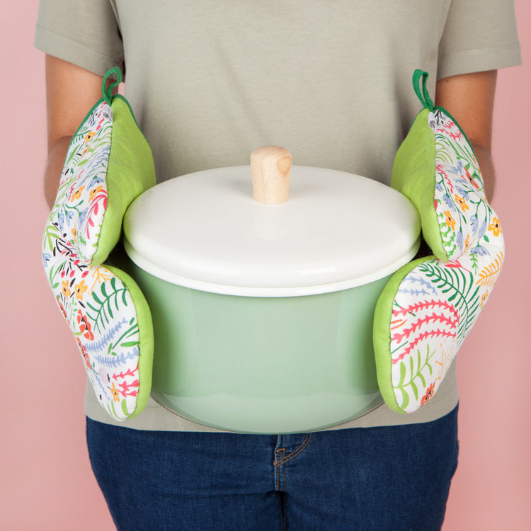 Bouquet Oven Mitts Set of 2