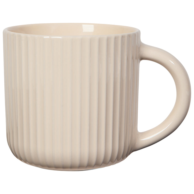 Fluted Mug - Ecru