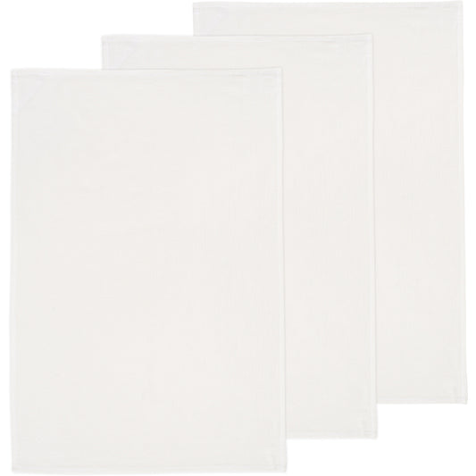 Unbleached Cotton Baker's Floursack Dishtowels Set of 3