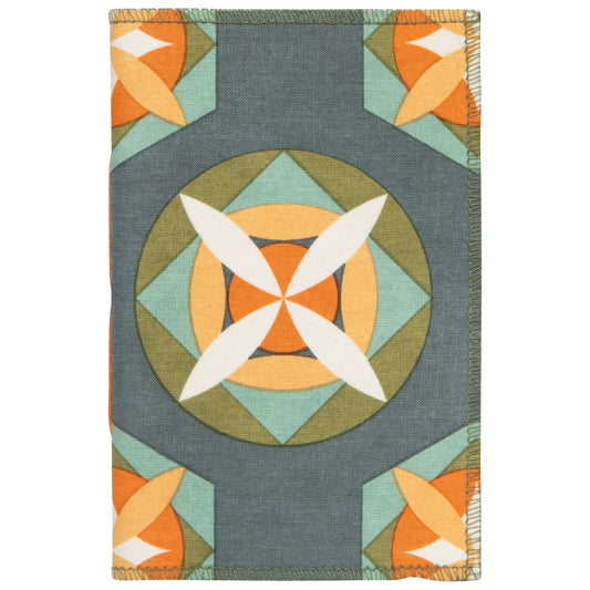 Disco Printed Fabric Cover Notebook