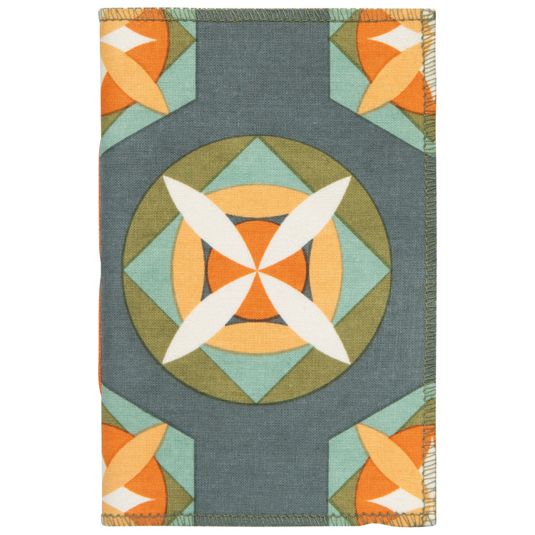 Disco Printed Fabric Cover Notebook