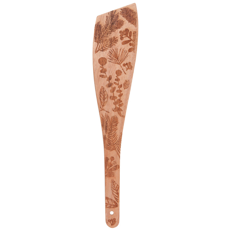 Winterberry Engraved Neem Wood Utensils Set of 4