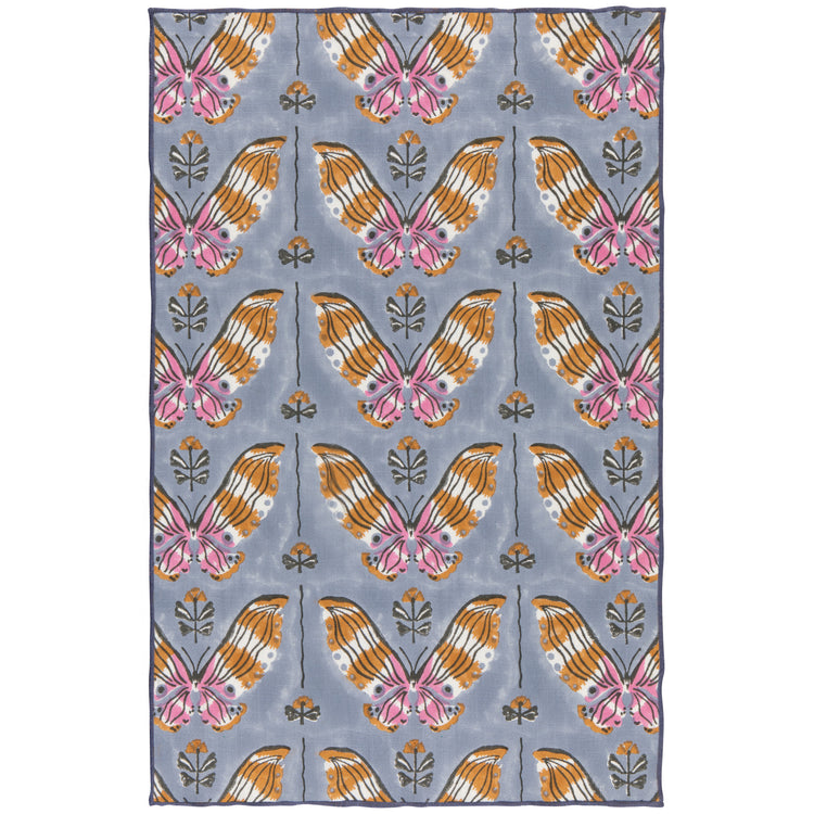 Aurora Block Print Dishtowel