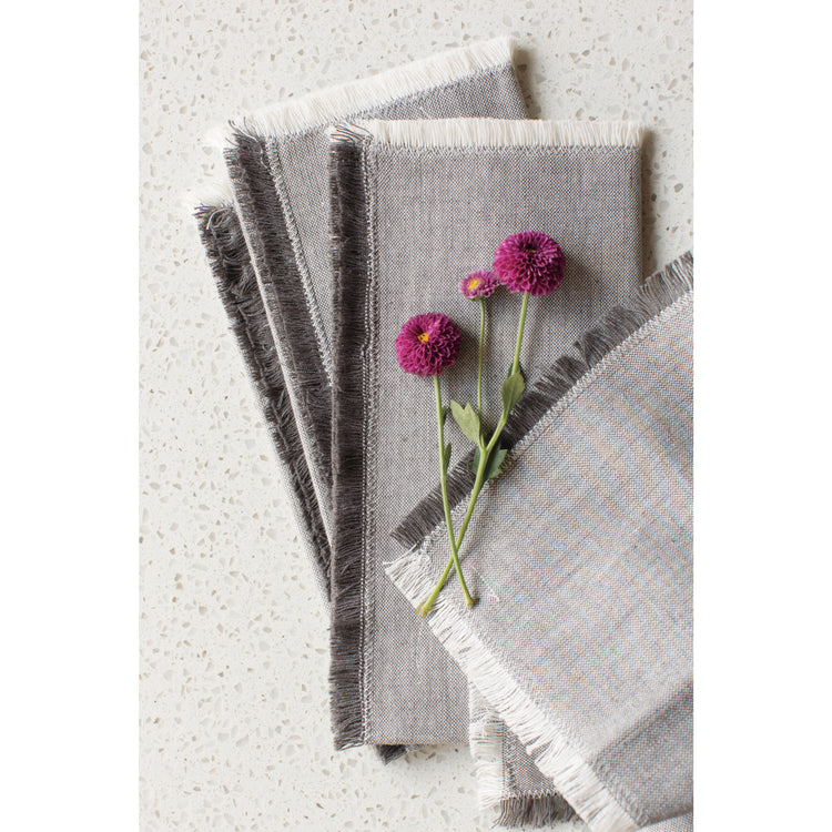 Shadow Chambray Napkins Set of 4