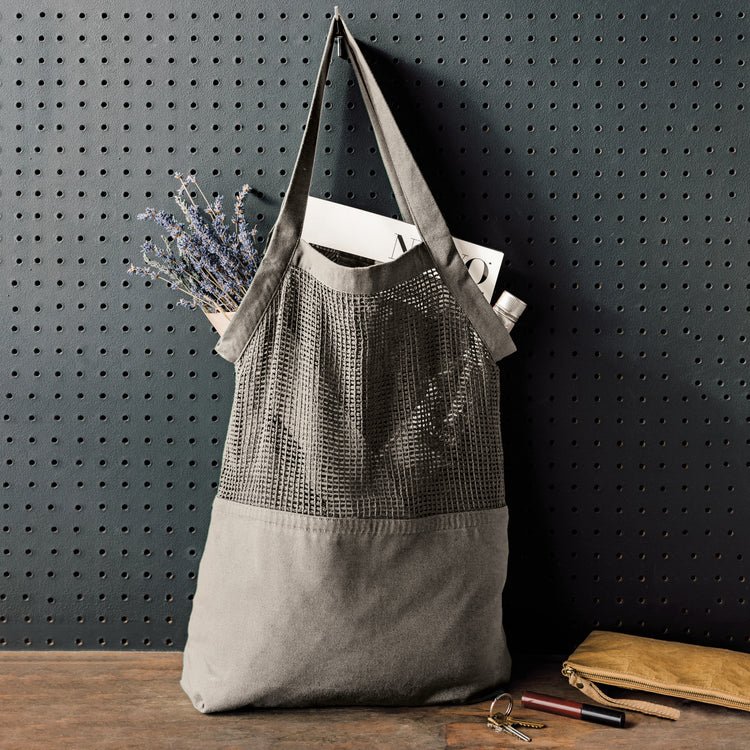 Dove Gray Mercado Tote Bag