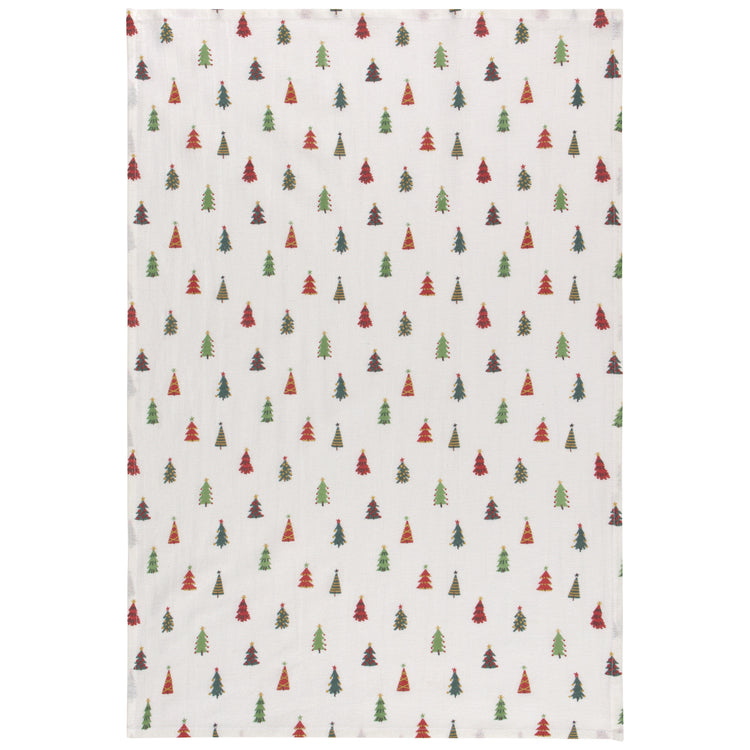 Merry And Bright Bakers Floursack Dishtowels Set of 3