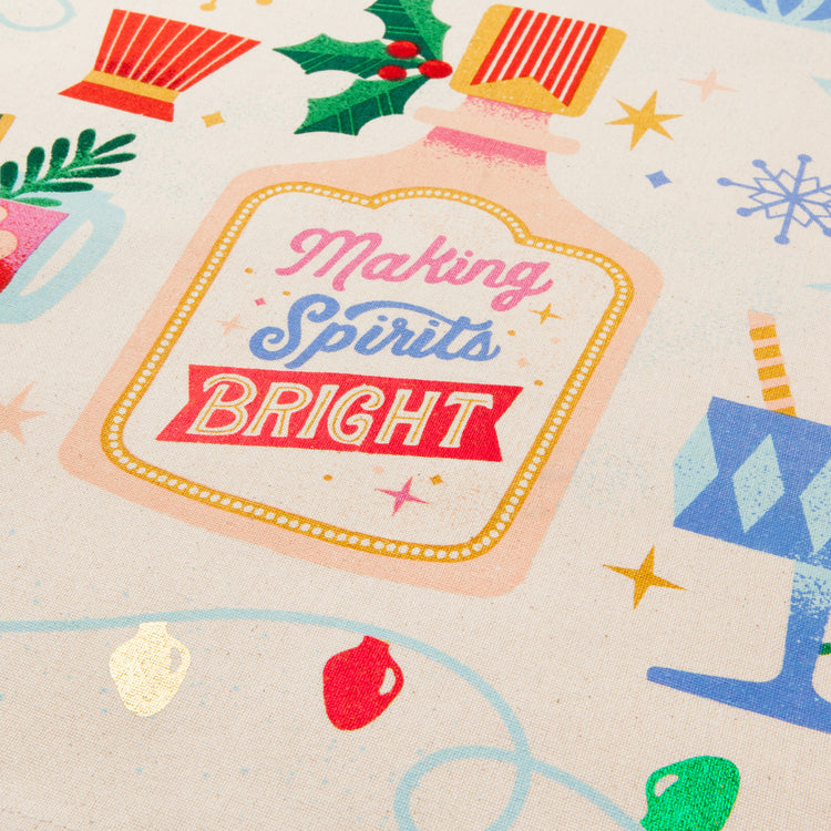 Spirits Bright Decorative Dishtowel