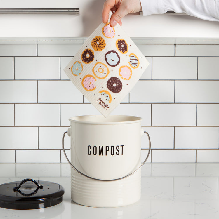 Donuts Swedish Dishcloth