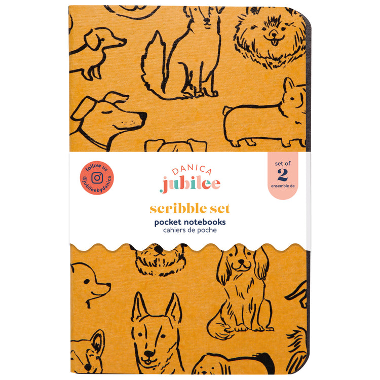 Dog Park Pocket Notebooks Set of 2