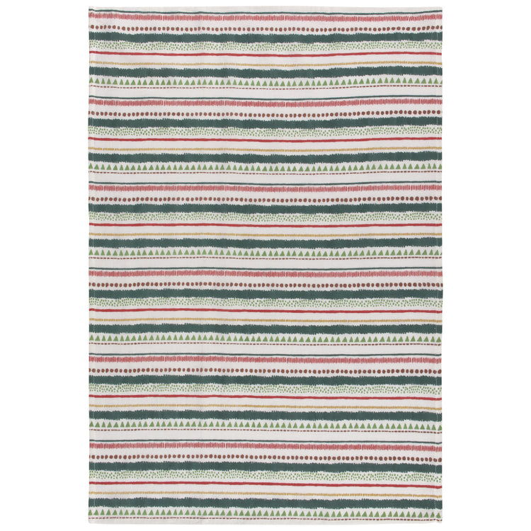 Merry And Bright Bakers Floursack Dishtowels Set of 3