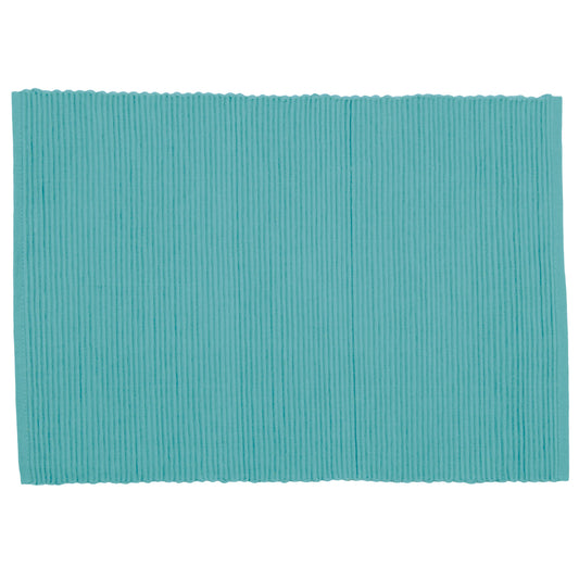Spectrum Cotton Placemats Turquoise Set of 4