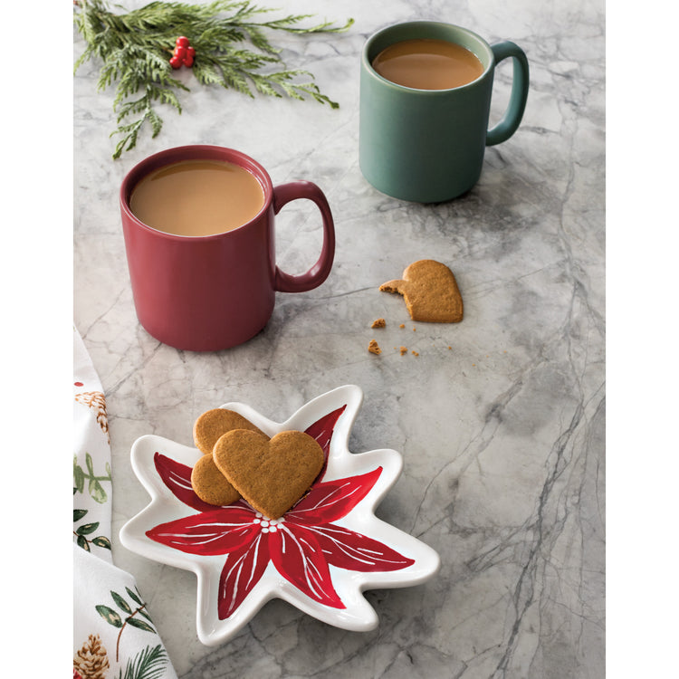 Matte Carmine Red Mug 14 oz