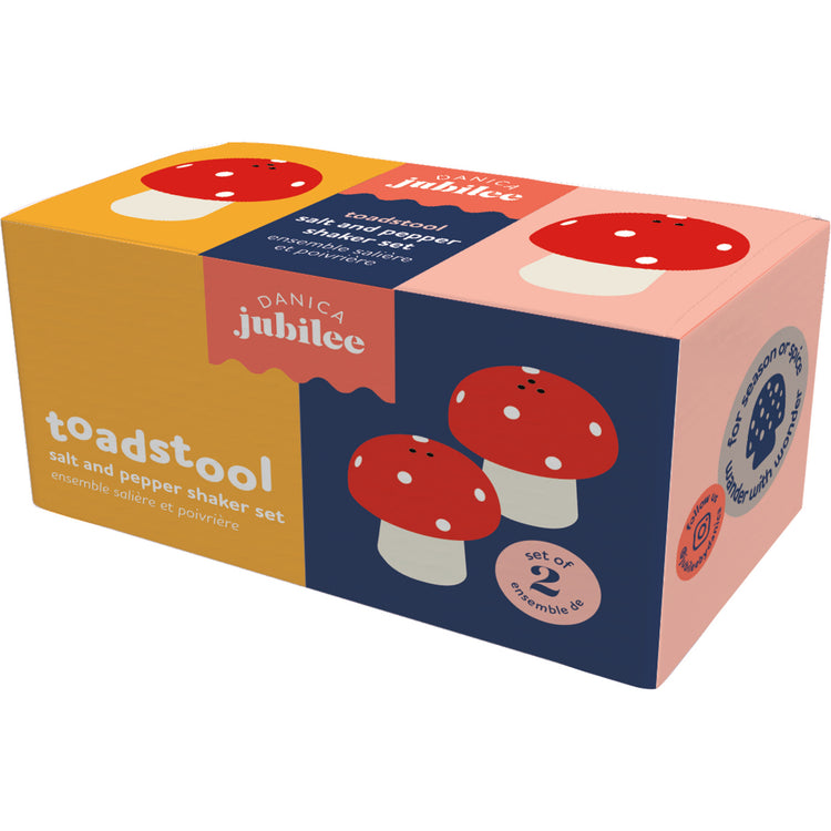 Toadstool Salt and Pepper Shakers