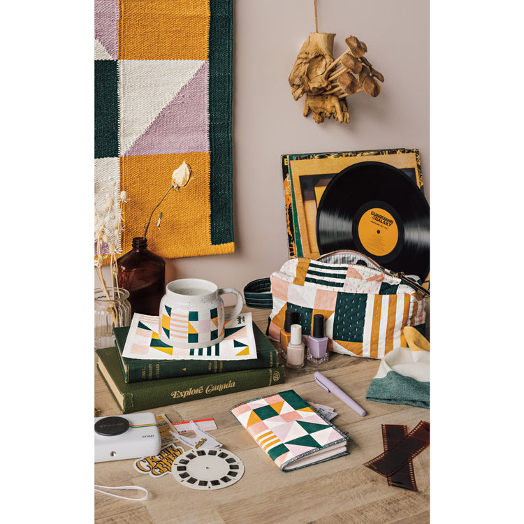 Sequence Printed Fabric Cover Notebook