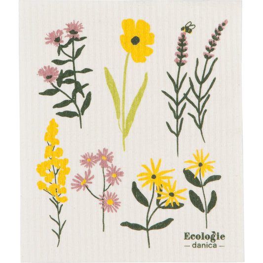Bees & Blooms Swedish Sponge Cloth