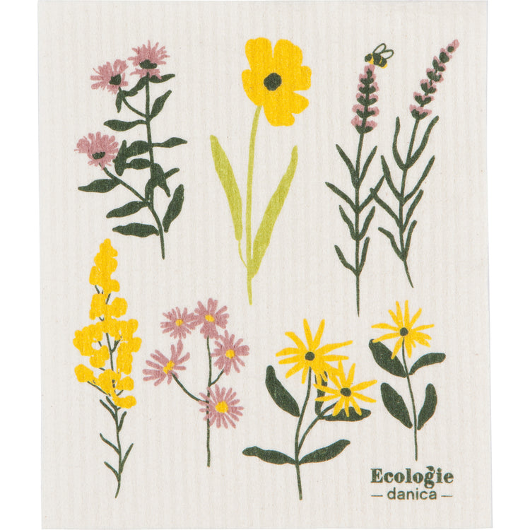 Bees & Blooms Swedish Sponge Cloth