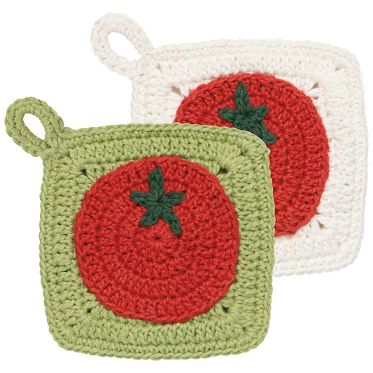 Heirloom Tomatoes Crochet Sponges Set of 2