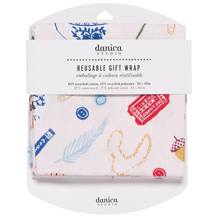 Finders Keepers Reusable Cotton Gift Wrap