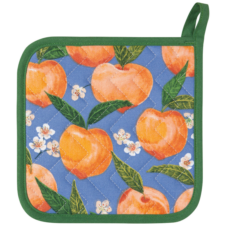 Peaches Potholder