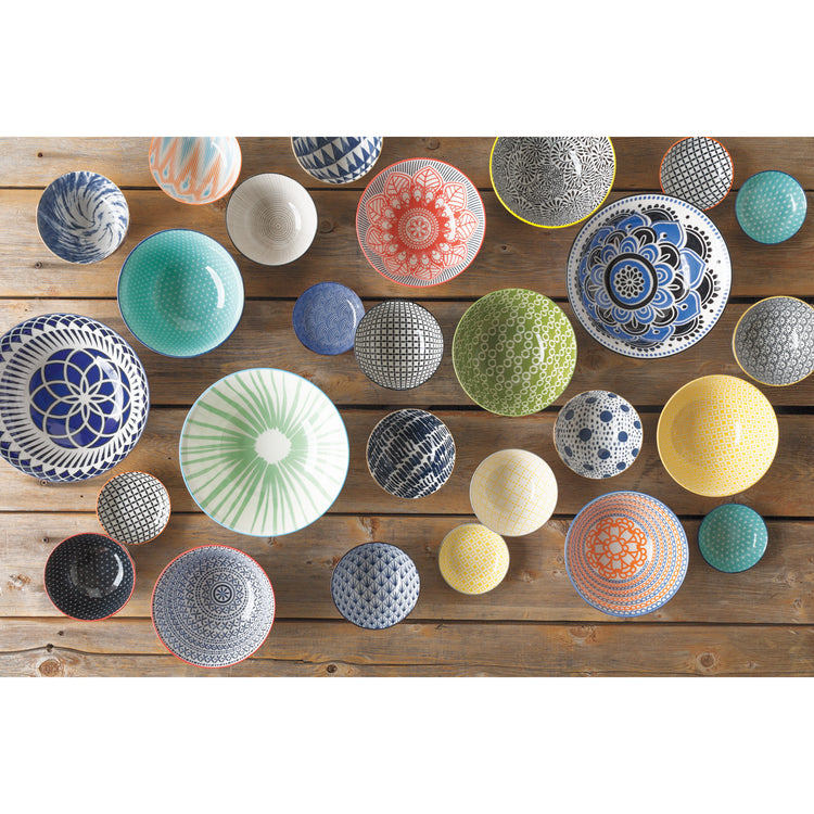 Ikat Stamped Bowl 4 inch