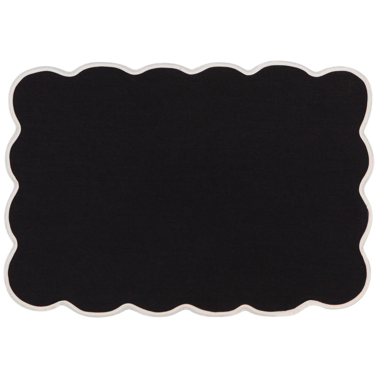 Black Florence Placemats Set of 4