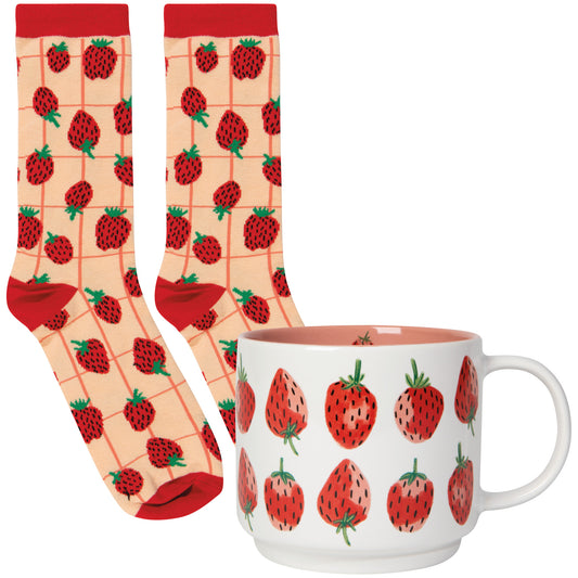 Berry Sweet Mug and Socks Set