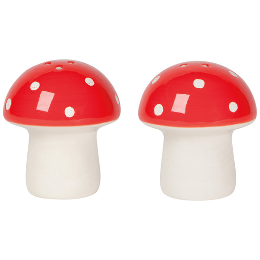 Toadstool Salt and Pepper Shakers Set of 2