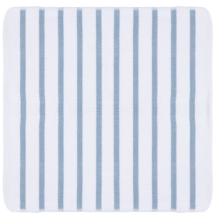 Basketweave Slate Blue Dishcloths Set of 2