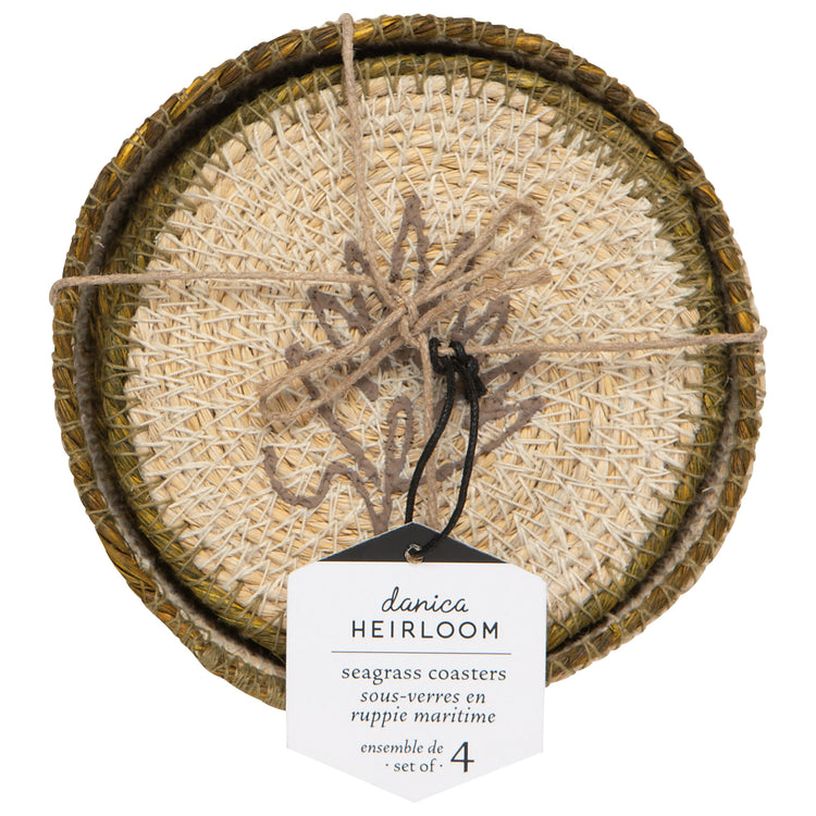 Sylvan Seagrass Coasters Set of 4
