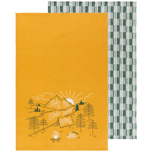 Camp Out Dishtowel Set of 2