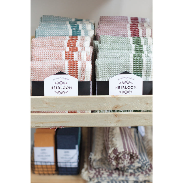 Clay Soft Waffle Dishtowel