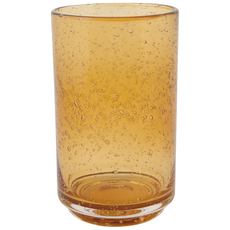 Amber Tall Bubbled Tumbler