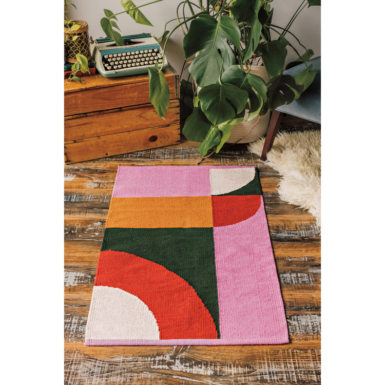 Prism Woven Cotton Rug 2 x 3 ft