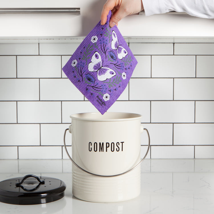 Morning Meadow Swedish Dishcloth