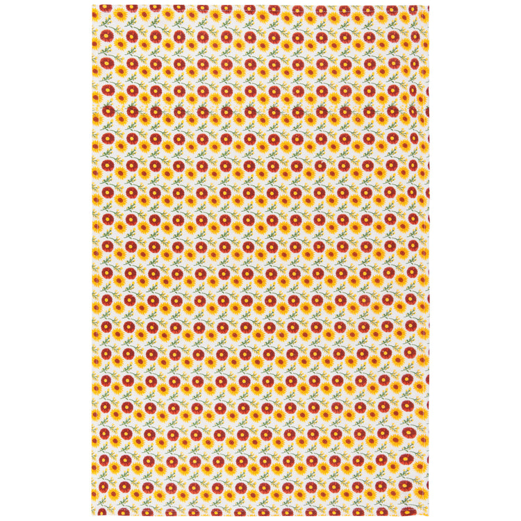 Sunflower Splendor Baker's Floursack Dishtowels Set of 3
