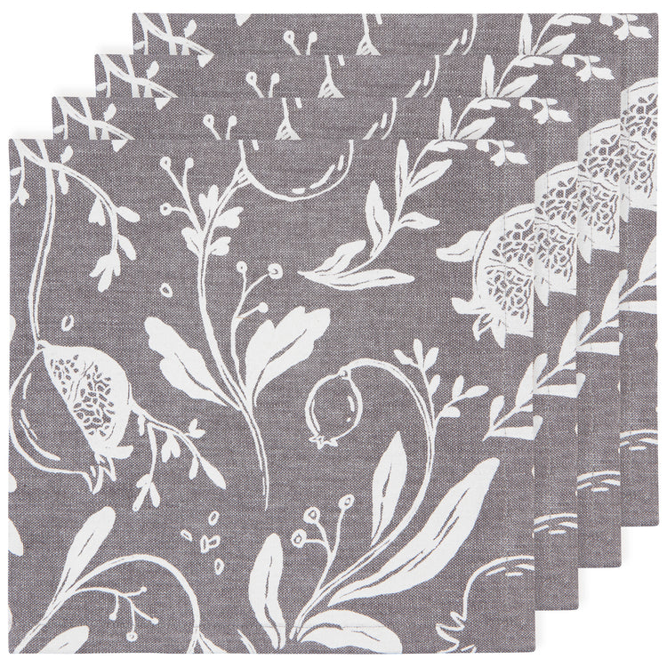 Pomegranates Printed Napkins Set of 4