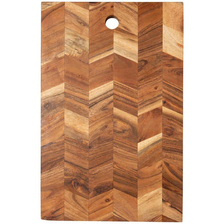 Acacia Chevron Serving Board 15.5 inch