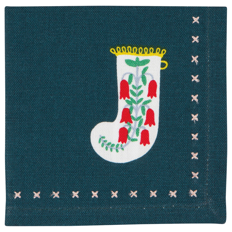 Winter Woolens Cocktail Napkins Set of 4