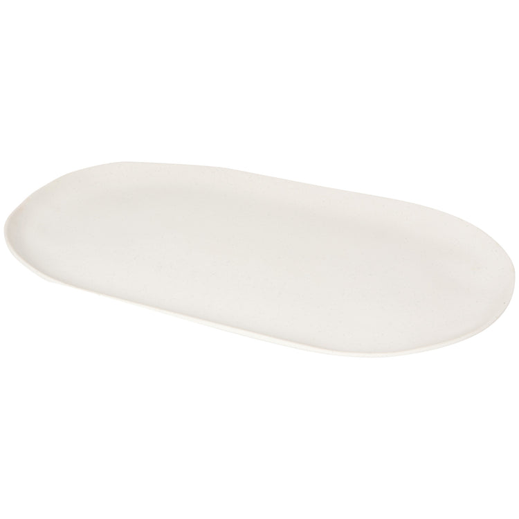 Fresco Melamine Platter - Vanilla Bean