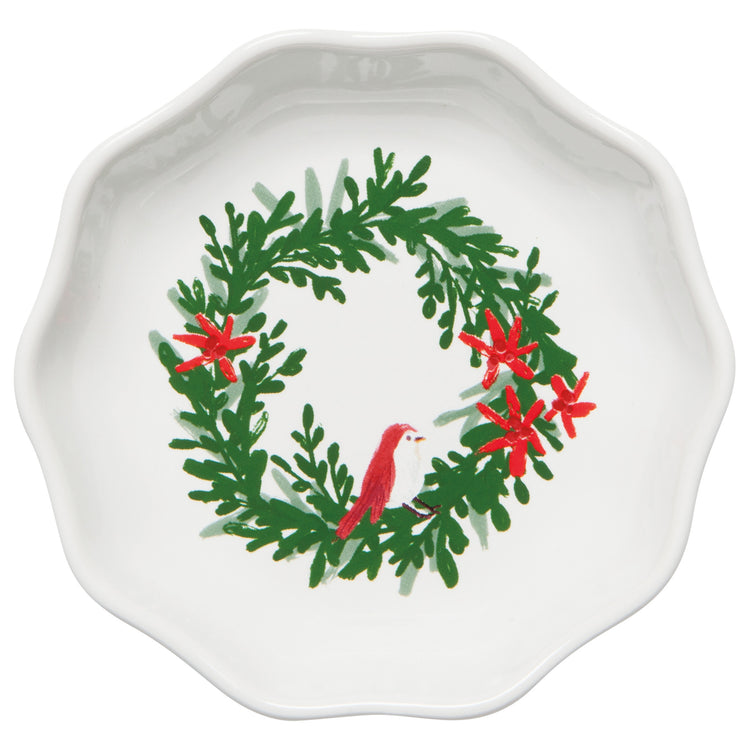 Wreaths Shaped Pinch Bowls Set of 6