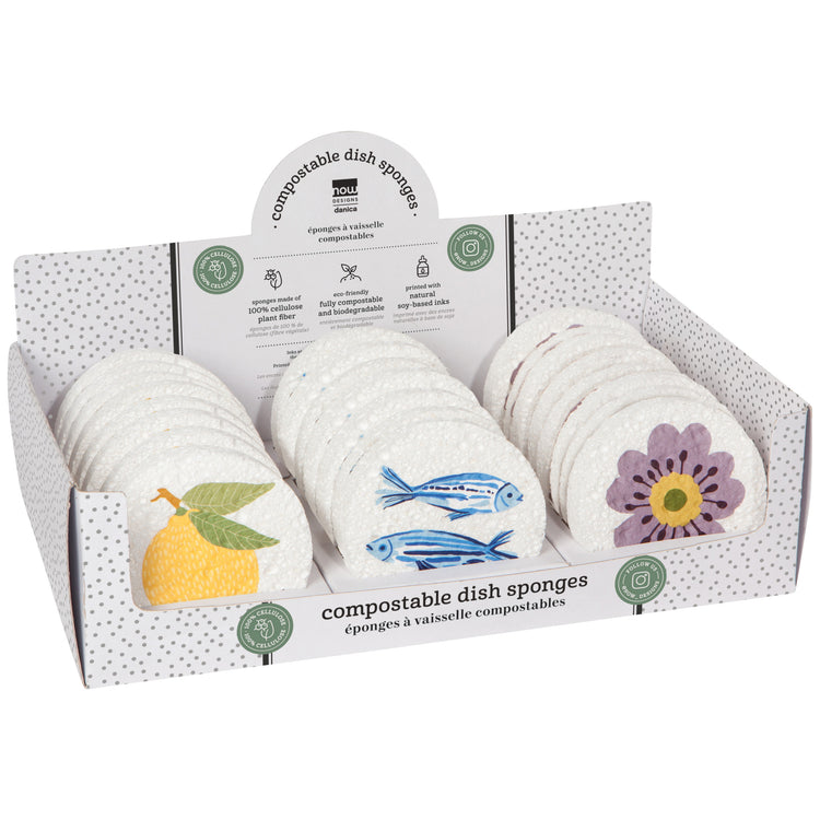 Market Day Compostable Sponge Counter Display Unit Set of 24