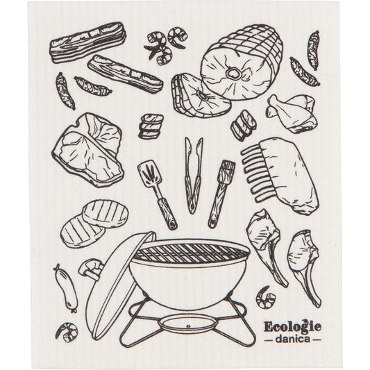 On the Grill Swedish Dishcloth
