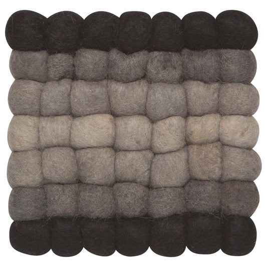 Shadow Wool Felt Ball Trivet