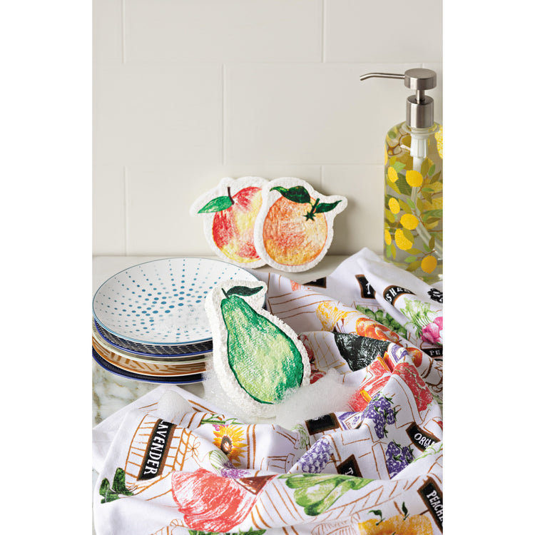 Locally Grown Compostable Sponge Counter Display Unit Set of 24 Assorted