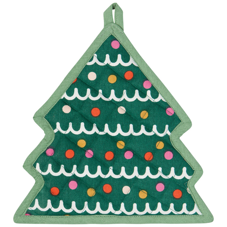 Glitzmas Shaped Potholder