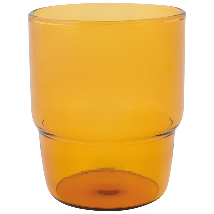 Amber Stacked Water Tumbler