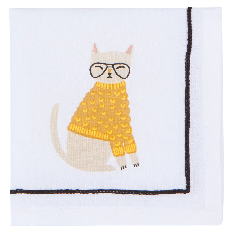 Feline Fine Cocktail Napkins Set of 4