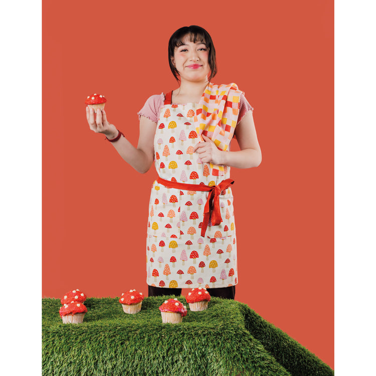 Toadstool Apron & Dishtowel Set