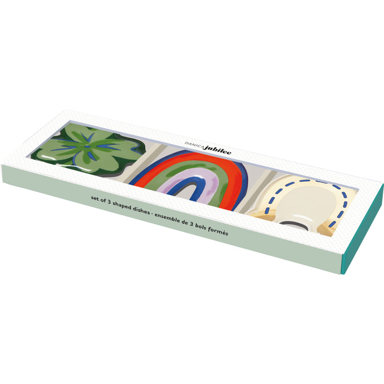 Feeling Lucky Dish Set of 3 Assorted